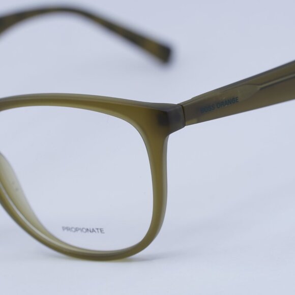 🕶️ New Hugo Boss BO 0218 EZE Eyeglasses - Matt Olive Frame - Picture 7 of 10